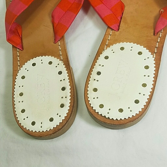 J. CREW Flip Flop Sandals Size 8 - Picture 4 of 6